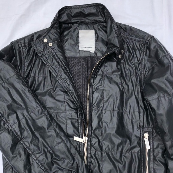 J. Lindeberg black bomber jacket S - Picture 1 of 5